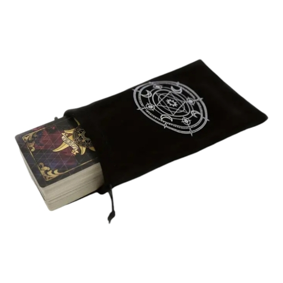 Midnight Magic Tarot & Tie Dyed Flower of Life Cloth - Picture 8 of 10